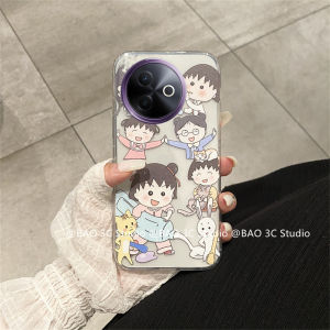 New Phone Case VIVO V50 Y29 Y39 Y200 Y19s V40 Lite V40 Pro 4G 5G Hot Funny Pink Cute Cartoon Cherry Clownfish Casing Anti-fall Transparent Soft Back Cover 2025