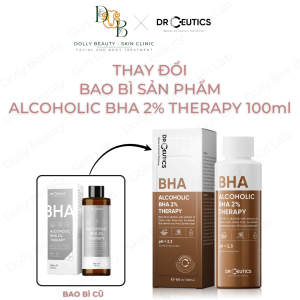 DrCeutics ALCOHOLIC BHA 2% THERAPY - Dung dịch BHA nền cồn giảm mụn ngừa thâm