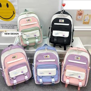 2310 #Korea Backpack High Quality ( Beg Sekolah / School Bag / Beg Galas / Laptop / College ) Design Girl
