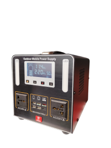 Power Station Portable 1200W 600W Storage Power Supply Listrik untuk Camping mati lampu
