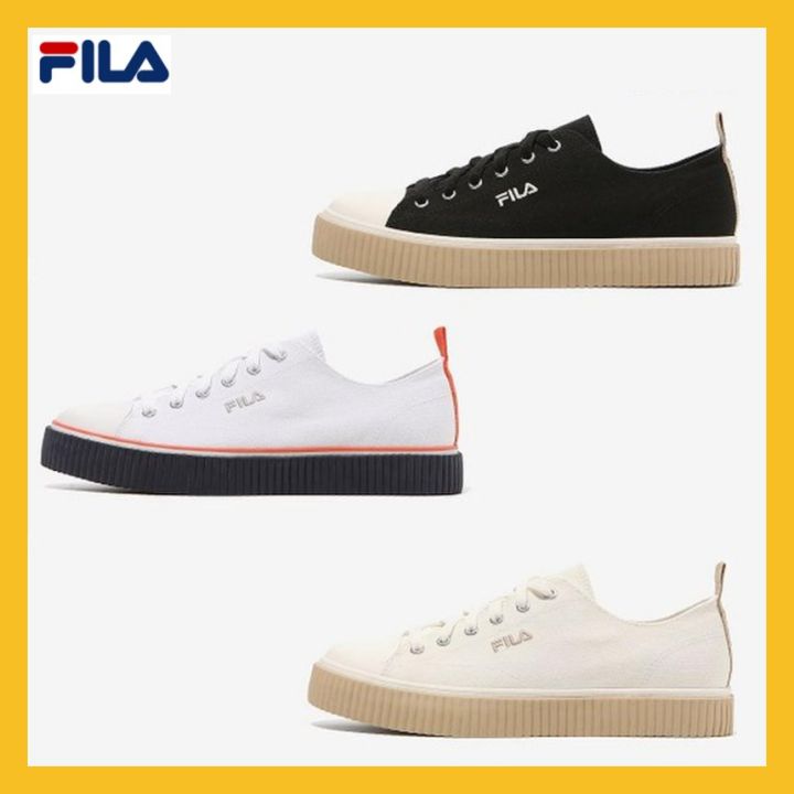 FILA Korea] Fila Unisex Layer Colors White Beige Shoes (Size