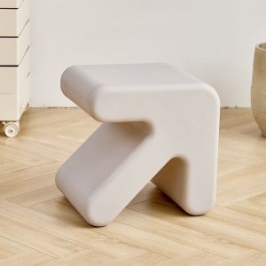 UrbanSpace SG- Creative Sofa Arrow Wearing Shoes Influencer Household Fitting Room Light Luxury Changing Shoes Living Room Stool Low