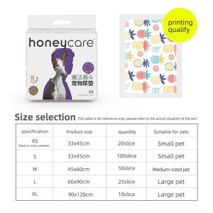 Honeycare Dog Training Pads & Trays (20-100 Pcs/33 x 45/45 x 60/60 x 90cm) 狗