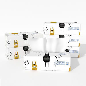 PAILO 100Pcs Baby Soft Tissue Cloud Soft Tissue Newborn Cream Paper Nasal Inflammation Soft Tissue Paper Baby Dedicated Soft Moisturizing Paper