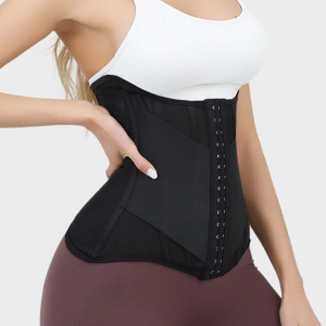 TRY Double Layer Waist Cincher for Women | Adjustable Hook Closure Body Shaper | Breathable Tummy Control Corset Belt | Back Support Posture Corrector