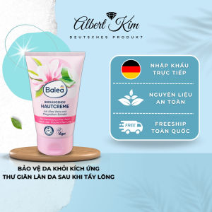 Kem dưỡng sau tẩy lông sau wax lông Balea hàng nội địa Đức - 125ml
