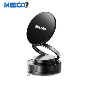 MeeGoo Magnetic Phone Holder 360° Rotation Foldable Vacuum Suction Cup Car Phone Mount Portable Mini Phone Bracket