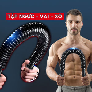 Gậy Lò Xo Tập Cơ Tay Power Twister Cao Cấp Đồ Long Đao 60Kg 50Kg 40Kg 30Kg 20Kg Đàn Hồi Tốt Luyện Tập Thể Thao Tại Nhà
