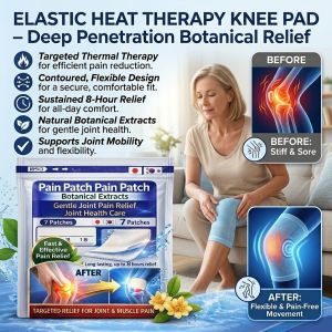 Elastic Heat Therapy Knee Patch Reusable Hot Compress Sticker Muscle Joint Comfort Patch Flexible Fabric Knee Support Sports Care