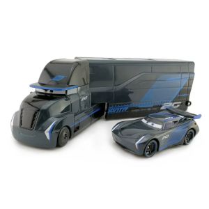 2026 High Quality Pixar Cars And Truck Set Lightning Mcqueen Uncle Mack Francescos Hauler Jackson Storm Truck Birthday Gift