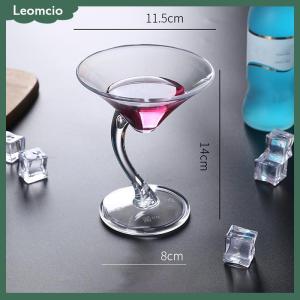 [Leomcio] แก้วค็อกเทลอะคริลิคไม่แตกแก้วไวน์สำหรับงานแต่งงานที่บ้านถ้วยไวน์น้ำผลไม้สีแดงอุปกรณ์สำหรับบาร์