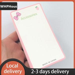 [COD] WHPHous Ship within 24 hours 50PCS Pink Bow Display Cards For Hair Claw Clip Paper Card Headdress Package Card Hair Decoration DIY Jewelry Package Cardboard