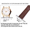 [Hàng nhập Xịn] Dây đồng hồ da bò 2 mặt TRƠN lớp da bò đầu tiên chống thấm nước BO-38 size 12 14 15 16 18 19 20 21 22. 