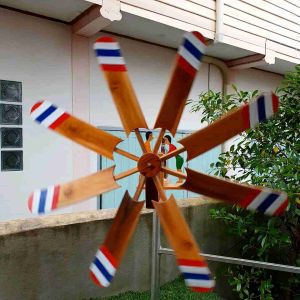 กระจายลมหมุนแรงด้วย 8 ใบพัด 50-70 ชม. มี 2 ประตูลูม่าลูม่า สำหรับการเสริมฮวงจุ้ย และเสริมดวงเรียกทรัพย์