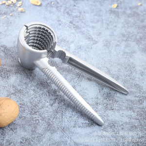 Nut Opener Nutcracker Tool Aluminum Multifunction Red Cup Shaped Nut Opener for Walnut Nuts Chestnut Melon Seeds