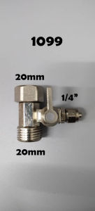 Tee Water Faucet Adapter 1/2" to 1/4" 3/8" Ball Valve /RO Water Filters