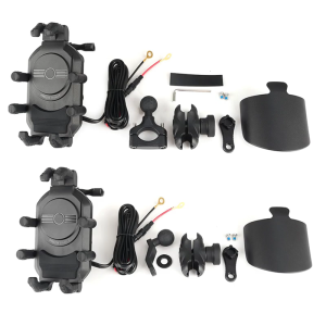 ตัวยึดแร็คมอเตอร์ไซค์ที่วางโทรศัพท์ดูดซับแรงกระแทกพร้อมการปล่อยที่รวดเร็วเพื่อประสบการณ์การนำทางที่ขรุขระ