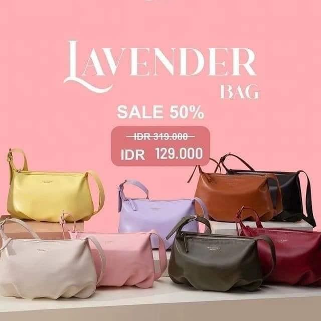 HOT Tas Lavender Baguette Bag LAVENDER BAG Jims Honey