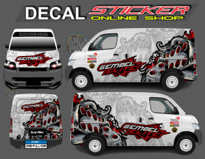 Stiker granmax blindvan fullbody keren free custom