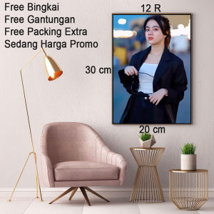 CETAK FOTO PAKAI BINGKAI 20X30/PLUS BINGKAI 12 R