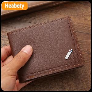 【2-3 days delivery】 Vintage PU Leather Wallet Minimalist Purse For Men Money Change Pouch Credit Card Holder Man Birthday Gifts