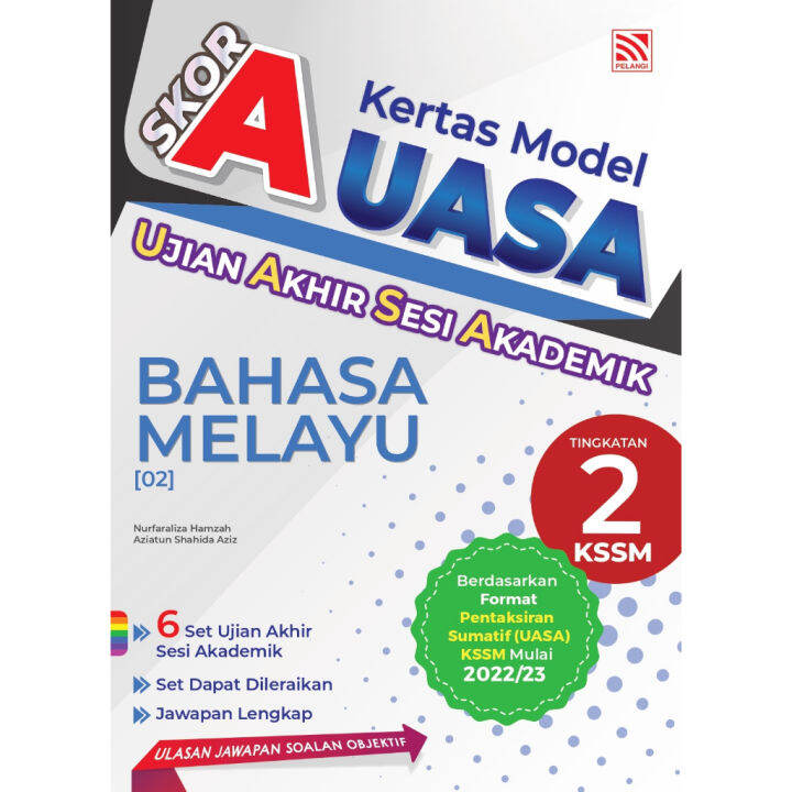 Pelangi 2023 - Buku Latihan Skor A UASA KSSM 2023 Tingkatan 2 | Lazada