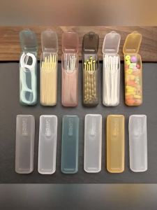Hộp Bảo Quản Mini Hộp Đựng Nha Khoa Hộp Đựng Thuốc Nhỏ Di Động Bảo Quản Di Động Thìa Tai Bông Swabs