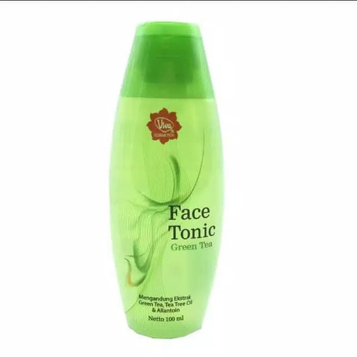 Viva Face Tonic Green Tea / Teh Hijau 100ml - Kulit Berjerawat - Toner - Pembersih Wajah - Skincare - Perawatan Kulit