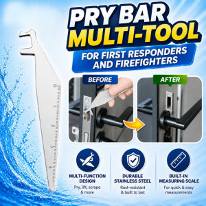 3/5PCS Firefighter Multi Purpose Lever Tool Stainless Steel Mini Portable Hand Pry Bar Door Gap Tool