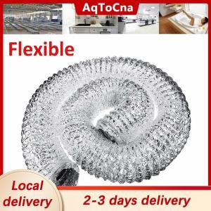 [COD] AqToCna Ship within 24 hours 4inch Aluminum Ventilator Pipe Air Ventilation Hose Flexible Exhaust Duct 1.5M