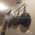 Rak Gantungan Panci Wajan Kuali Spatula Peralatan Bumbu Dapur Kitchen Tempel Dinding Stainless. 
