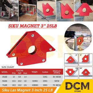 SIKU LAS MAGNET 3 INCH 25 LB 25 LBS / WELDING MAGNETIC HOLDER 3 25LBS