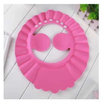 Baby Shower Adjustable Cap *Soft Silicone Children Wash Hair Shampoo Shield