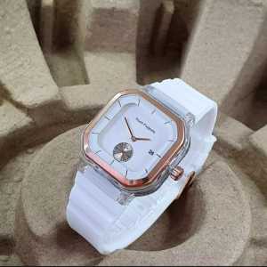JAM TANGAN WANITA WHITE / JAM MEWAH / JAM TANGAN TERBARU / JAM CANTIK