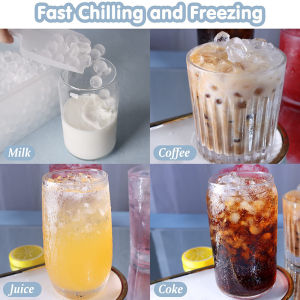 aiqiu แม่พิมพ์ถาดน้ำแข็งขนาดเล็กลายตารางขนาดเล็ก1ชิ้นแม่พิมพ์ทำน้ำแข็งขนาดเล็กเกรดอาหารแม่พิมพ์ทำน้ำแข็งก้อนกลมแบบปล่อยง่ายสำหรับเครื่องดื่มเย็นวิสกี้