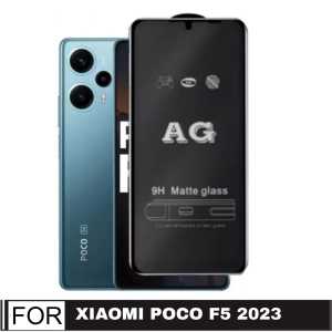 TEMPERED GLASS AG MATTE / KACA HITAM / ANTI MINYAK FOR XIAOMI POCO F5 / XIAOMI REDMI 9C