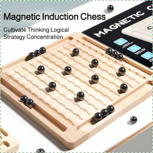 Board Games Battle Chess Magnetic Chess Puzzle Thinking Training Improve Memory Parent-child Interaction