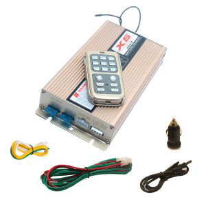Xuyên Biên Giới 12V Loa báo động gắn trên xe hơi 400W Người dẫn chương trình  X5 Công Suất Cao 18 Điều khiển từ xa không dây