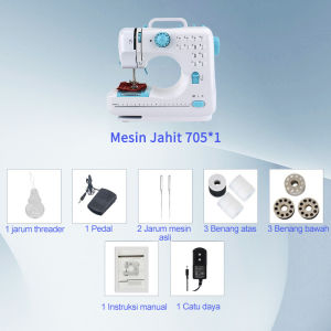 Mesin Jahit Mini Portabel +Lampu/Mesin Jahit Mini GUFANSI/Mesin Jahit Listrik Pakaian Jahit Tangan