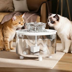 YITAQI Automatic Cat Water Fountain Electric USB Powered Dog Drinking Bowl Drip-Free Auto Filter Cat Drink Bowl For Cat Dog