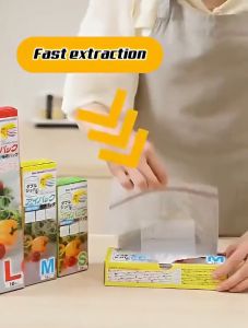 Thicken Transparent Fresh Keeping Bag Reusable Zip Food Storage Bags Waterproof Anti-cross Smell Storage Pouch