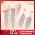 🚚【Local Express Delivery】🚚 S925 silver needle Classic Shiny Crystal Earrings Ladies Exaggerated Long Earrings Tassels Rhinestone Earrings Fashion Korean Ea. 