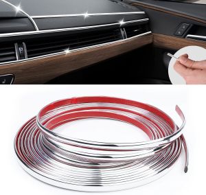 16Ft Chrome Car Trim Strip Self-Adhesive 1/4 inch (6mm) Side Body Moulding