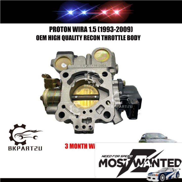 PROTON WIRA MMC 1.3 1.5 (1993-2009) THROTTLE BODY MADE BY RECON OEM 3 MONTH WARRANTY