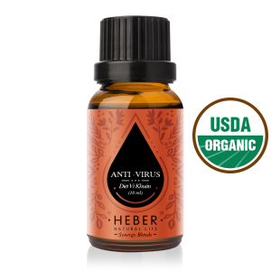 Tinh Dầu Diệt Vi Khuẩn - Anti-Virus Blends Essential Oil Heber Natural Life 100% Thiên Nhiên Nguyên Chất Xông Thơm Phòng