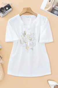 Áo Thun thiết kế đơn giản với chất liệu Thun cotton dày dặn co giãn AN4Y0705 Thời trang Thiều Hoa