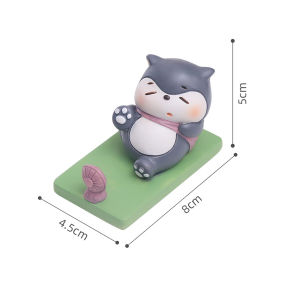 แท่นวางมือถือแมว ที่ยืดมือถือ อุปกรณ์เสริมโทรศัพท์ Phone ของแต่งบ้าน ตุ๊กตาเรซิ่น