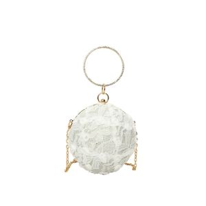 COPOTIYA ลูกไม้ กระเป๋าสำหรับงานเลี้ยงตอนเย็น งานปัก ความจุขนาดใหญ่ กระเป๋าถือบอล ย้อนยุค กระเป๋าสะพายไหล่ กระเป๋าคลัทช์ ปาร์ตี้