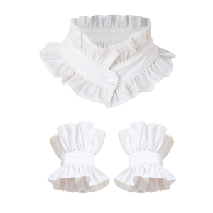 ปกคอเสื้อมีระบายสไตล์เรอเนซองส์มีปกคอเสื้อแต่งระบายแขนเสื้อปกเสื้อหลอก