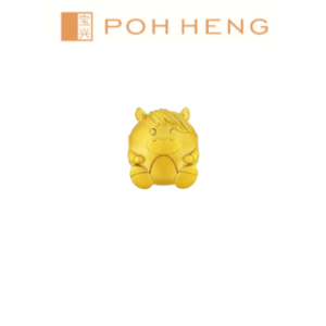 Poh Heng Jewellery 22K Guardians Of Fortune Horse Charm in Yellow Gold [Price By Weight]